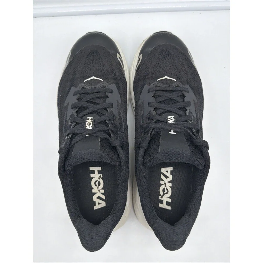 Hoka One One Clifton 10 Big Kids 6 Black Running Shoe Sneaker Youth Boys Girls